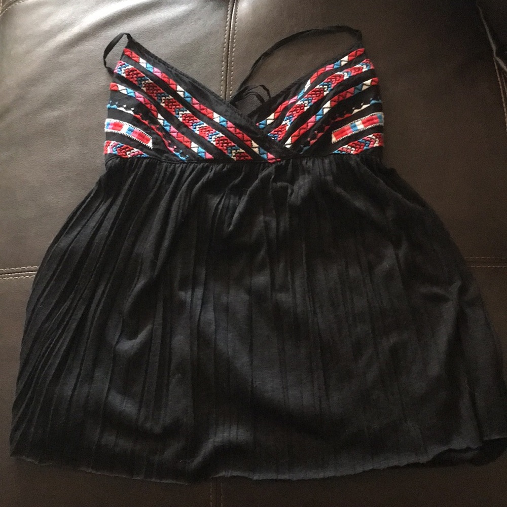 American Eagle black halter top
